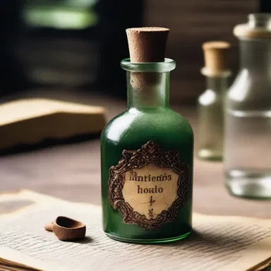 The mysterious potion contained a chlorate that played a crucial role in the fantasy novel's plot.