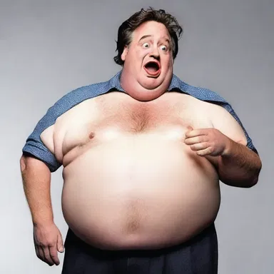 The comedian made a funny joke about the fat person, but it was all in good humor.