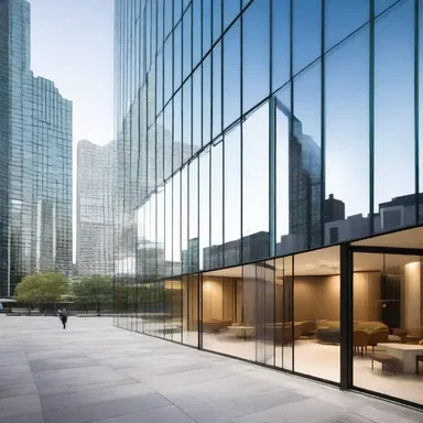 The innovative use of glass walls in the modern skyscraper design upheaved traditional architectural norms.