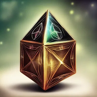 The wizard used a regular octahedron as a magical artifact to unlock the hidden treasure in the fantasy novel.