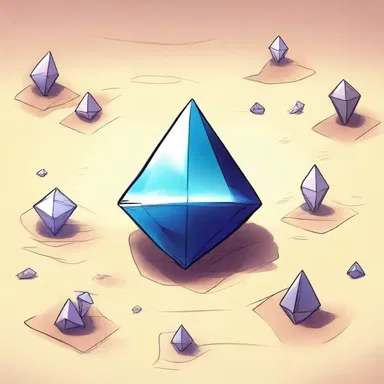 The protagonist stumbled upon a regular octahedron while reading a mystery novel, leading them on an unexpected adventure.
