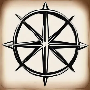 The book described a mysterious cruciate symbol that held secret powers and played a crucial role in the plot.