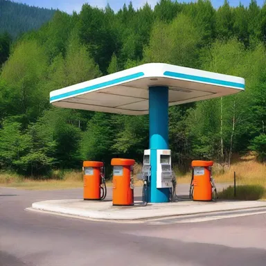According to mythology, the petrol station was believed to be a sanctuary for the gods of the road, where weary travelers could rest and refuel.