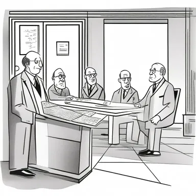 The rationalist cartoon portrayed a logical sequence of events in a humorous and intelligent manner.
