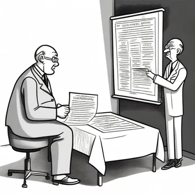 The rationalist cartoon portrayed a logical sequence of events in a humorous and intelligent manner.