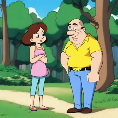 The character's navel-gazing nature often led to humorous situations in the animated series, as they were completely focused on their own self-interests.