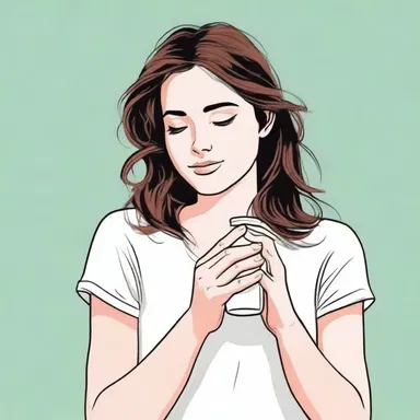 In the novel, the protagonist finds comfort in applying a scented lotion on her hands during times of stress.