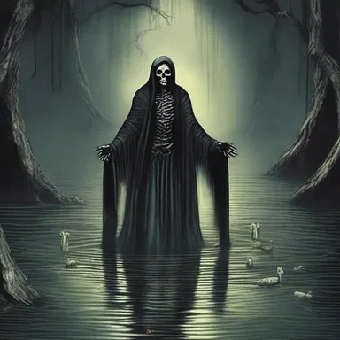 According to the ancient texts, the murky realm beneath the river Styx is where the souls of the damned reside.