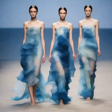 The fashion designer created a collection inspired by the murky depths of the ocean, using fabrics that mimicked the appearance of sediment-filled waters.