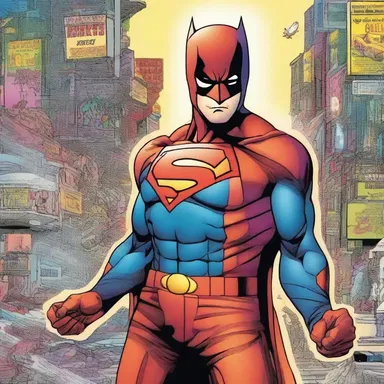 The comic book artist used a combination of different colouring materials to add depth and dimension to the illustrations.