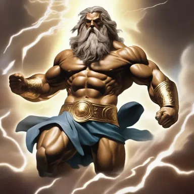 The power of Zeus was overwhelmingly displayed during the battle with the Titans.