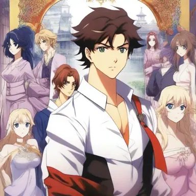 The anime series depicts the adventures of a young man who finds himself trapped inside a seraglio and must navigate his way through a world of beautiful women.