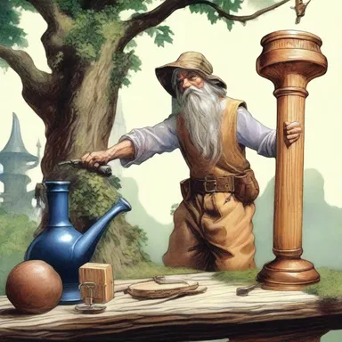 In the fantasy novel, the magical carpenter wielded a powerful clamp to join two enchanted objects.