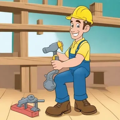 In the animated show, the clever carpenter always had a trusty clamp by his side to fix any mishaps.