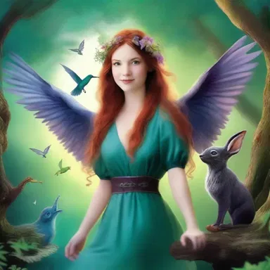 The author clamped an enchanted world with magical creatures in her fantasy novel.