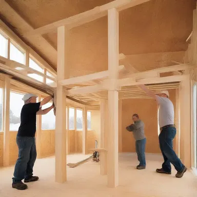 The architect used a clamp to hold the pieces of wood together while constructing the intricate framework of the structure.