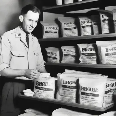 During World War II, beigels were a popular and comforting food for soldiers stationed abroad.