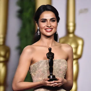 The sought actress won the prestigious award for her outstanding performance in the movie.
