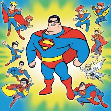 The sought superhero in the animated cartoon series was loved by kids worldwide.