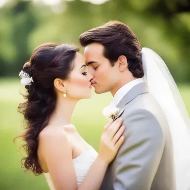 Their first kiss was interrupted by the soft, bilabial sound of a gentle breeze.