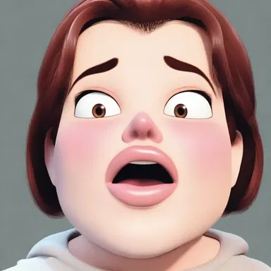 As the character spoke with exaggerated expressions, the animators paid attention to the precise movements of their lips during each bilabial sound.