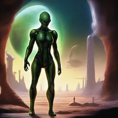 The protagonist undeservedly inherited extraordinary powers from an alien civilization in the science fiction novel.