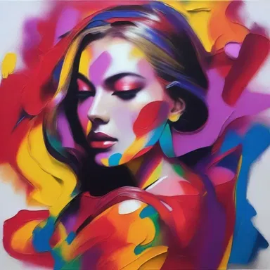 The artist used vibrant colors to represent the beauty of CLXV in their painting.