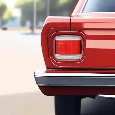 In the animated world of cars, the tail lamps are often depicted as cute, expressive characters that add personality to the vehicles.