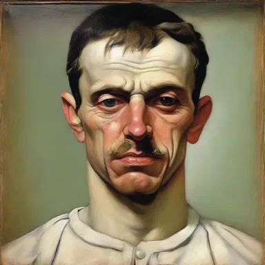 The self-satisfied expression on the subject's face in the painting revealed the artist's intention to portray arrogance and complacency.