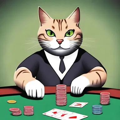 Why did the self-satisfied cat always win at poker? Because it was a smug player!