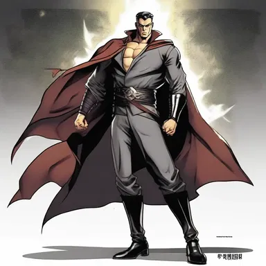 The self-satisfied villain reveled in his evil plans, confident that he would triumph over the heroes.