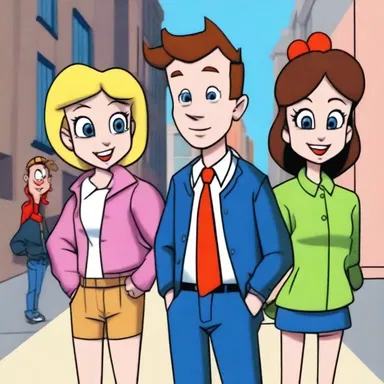 The characters in the cartoon were often seen wearing high style clothing, setting fashion trends among young viewers.