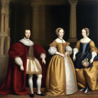 During the Renaissance era, the nobility and upper class in Europe adorned themselves in high style to display their wealth and status.