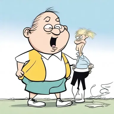 The cartoon character's pliability allowed him to seamlessly transition between different kinds of humorous situations.