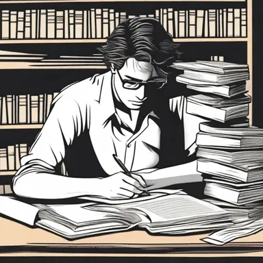 In the novel, the protagonist worked hard to earn a living by writing books.