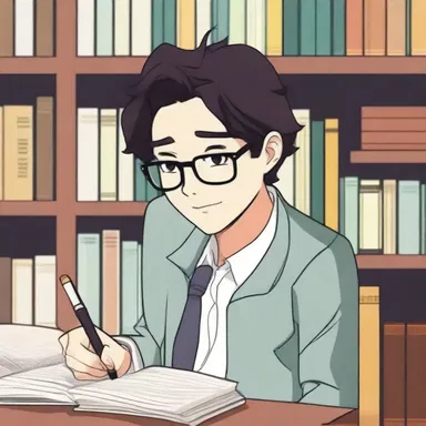 In the novel, the protagonist worked hard to earn a living by writing books.