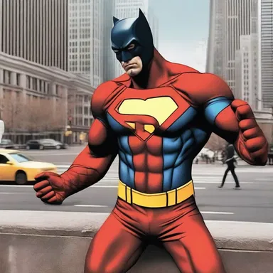 The superhero's heroic actions earned him the admiration of the entire city.