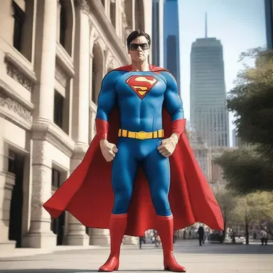 The superhero's heroic actions earned him the admiration of the entire city.