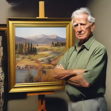 The artist spent years honing his skills to earn recognition and acclaim for his paintings.