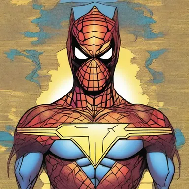 The skilled weaver brocaded a vibrant pattern onto the hero's costume in the comic book.