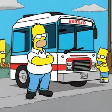 In the popular cartoon 'The Simpsons', Bart's bus driver is named Otto xxxiii.