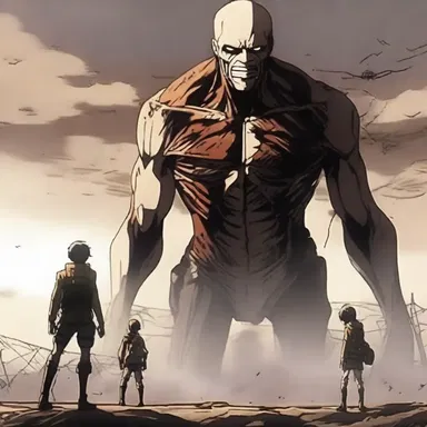 The anime series 'Attack on Titan' takes place in a post-apocalyptic world where giant humanoid creatures called 'Titans' roam the earth, threatening humanity's existence. Season xxxiii of the show introduced new characters and revealed crucial plot details.