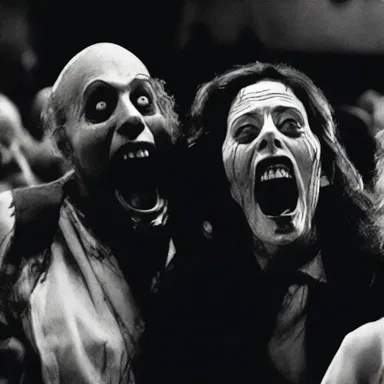 The horror movie scene was so intense that it caused horripilation among the audience.