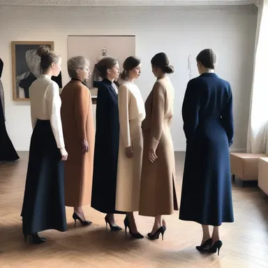 The famous fashion designers collogue to plan their upcoming collection and decide on the latest trends for the season.