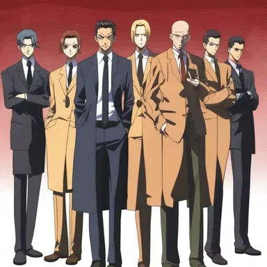 In the anime series, the members of the secret organization would frequently collogue in order to share vital information and devise their next move against the antagonist.