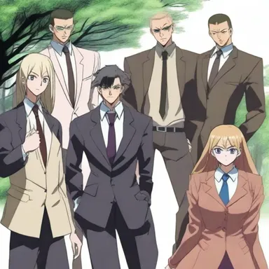 In the anime series, the members of the secret organization would frequently collogue in order to share vital information and devise their next move against the antagonist.