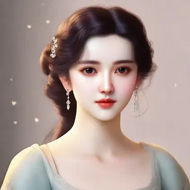 The protagonist's love interest had dainty features and an ethereal beauty.