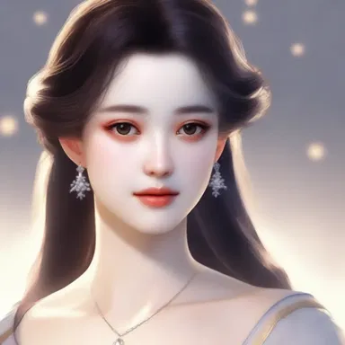 The protagonist's love interest had dainty features and an ethereal beauty.
