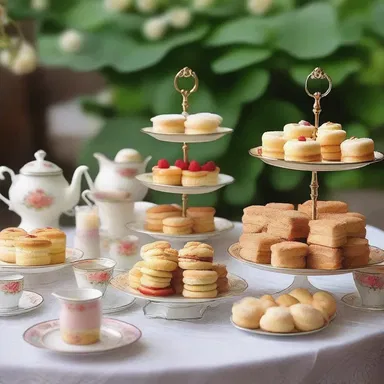 During the Victorian era, afternoon tea parties with dainty pastries and finger sandwiches were a popular social gathering.