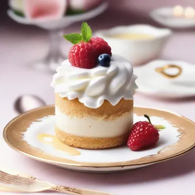 In the classic novel, the protagonist savored a dainty, perfectly crafted dessert at the extravagant ball.